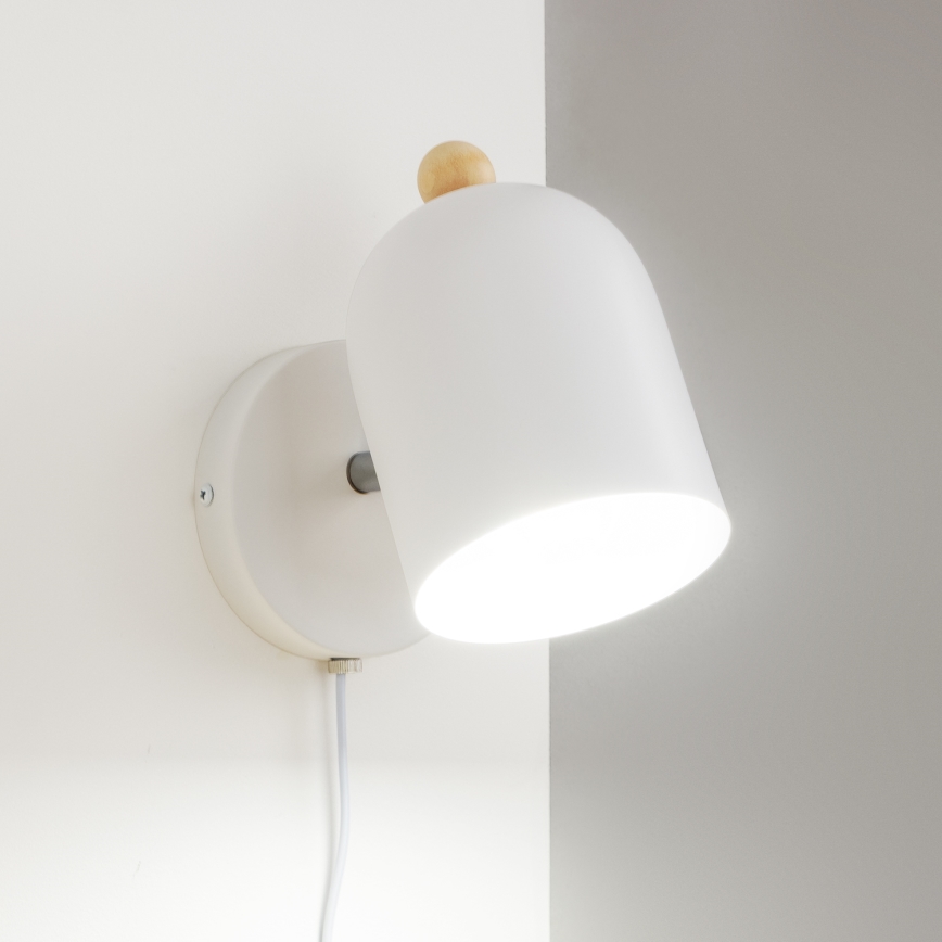 Brilagi - seinale paigaldatav punktvalgusti GALLION 1xE27/15W/230V valge