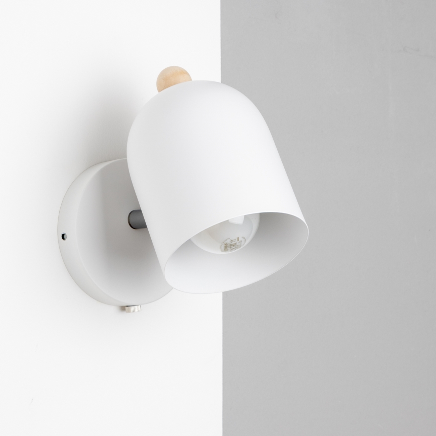 Brilagi - seinale paigaldatav punktvalgusti GALLION 1xE27/15W/230V valge