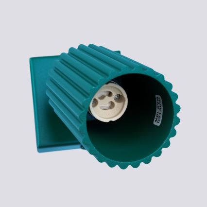 Brilagi - Seinale paigaldatav suunatav spott CRESTO 1xGU10/10W/230V türkiissinine