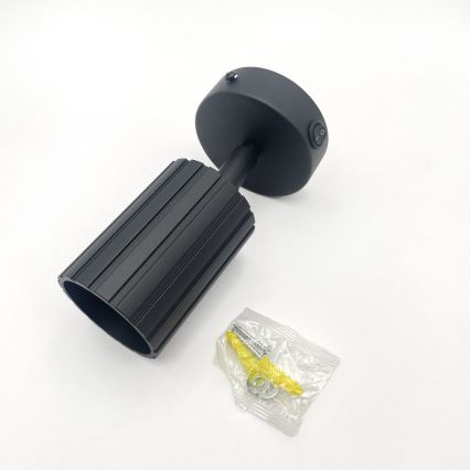 Brilagi - Seinale paigaldatav suunatav valgusti CRISPINA 1xGU10/10W/230V must