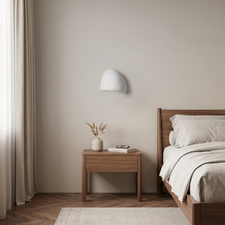 Brilagi - Seinale paigaldatav valgusti WABI SABI 1xE14/40W/230V valge