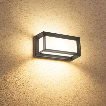 Brilagi - LED välisseinavalgusti liikumisanduriga PARKER LED/12W/230V antratsiit IP44