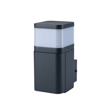 Brilagi - PILLAR välisseinavalgusti SCHUKO-pesaga 1xG9/11W/230V IP44 antratsiit