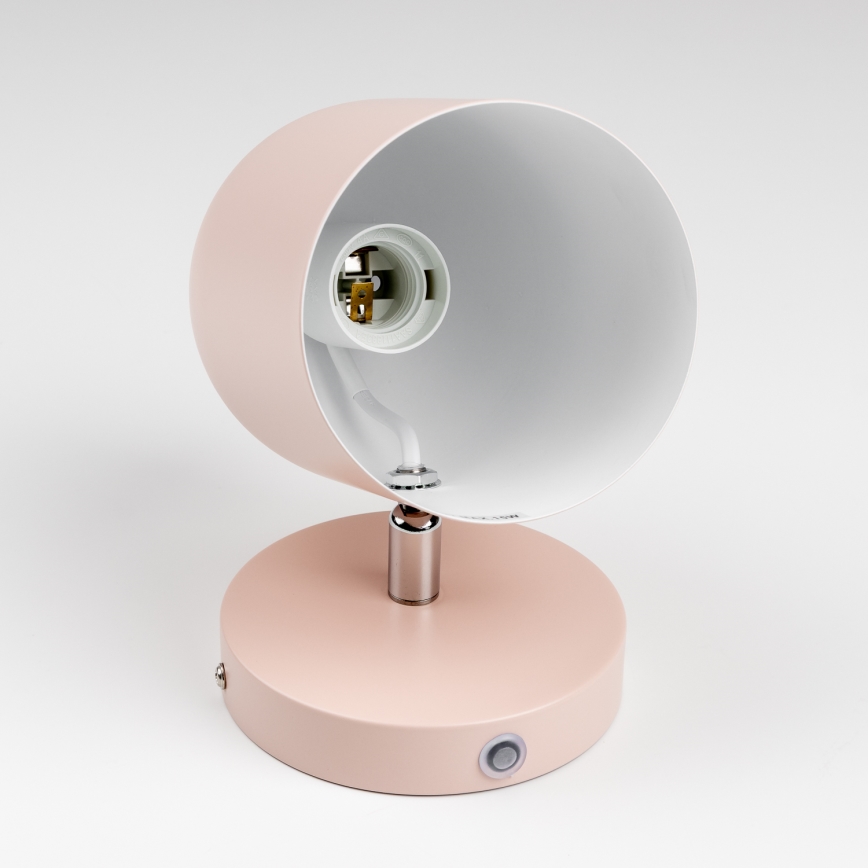 Brilagi - Seinale suunav valgusti GALLION 1xE27/15W/230V roosa