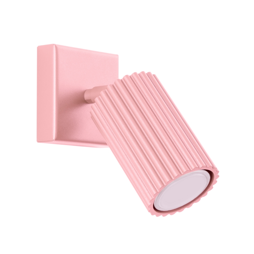 Brilagi - seinane suunavalgusti CRESTO 1xGU10/10W/230V roosa