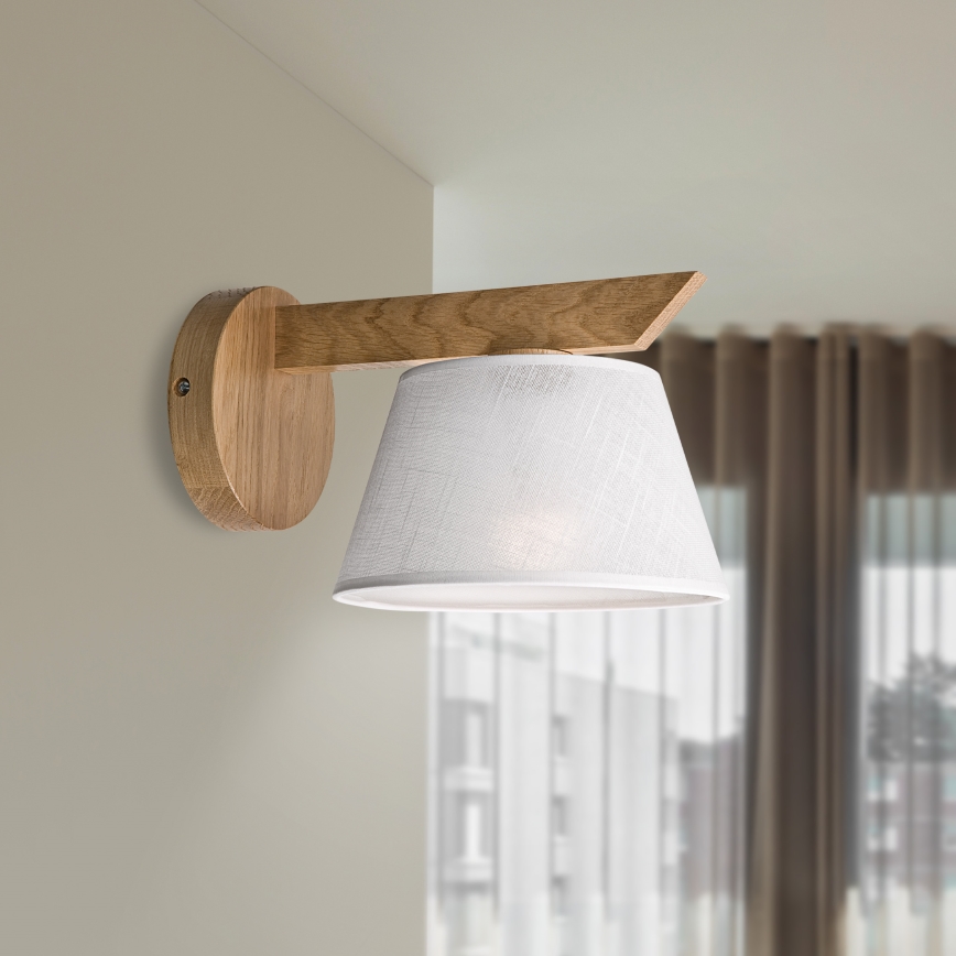 Brilagi - Seinavalgusti ANTHONY 1xE14/40W/230V tamm/valge