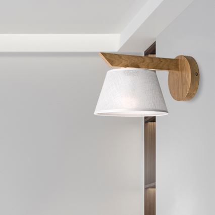 Brilagi - Seinavalgusti ANTHONY 1xE14/40W/230V tamm/valge