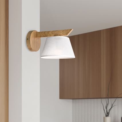 Brilagi - Seinavalgusti ANTHONY 1xE14/40W/230V tamm/valge