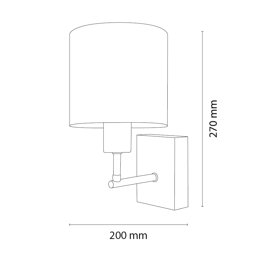 BRILAGI - Laste seinavalgusti BOBO WOOD 1xE27/25W/230V tamm/must/valge/loomakujutised