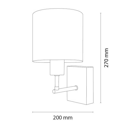 BRILAGI - Laste seinavalgusti BOBO WOOD 1xE27/25W/230V tamm/must/valge/roosa/haldjad