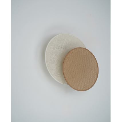 Brilagi - Seinavalgusti CIRCLES 1xE27/15W/230V 35x32 cm beež/kreemikas