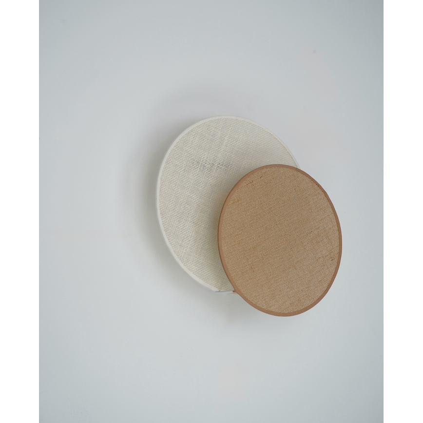 Brilagi - Seinavalgusti CIRCLES 1xE27/15W/230V 35x32 cm beež/kreemikas