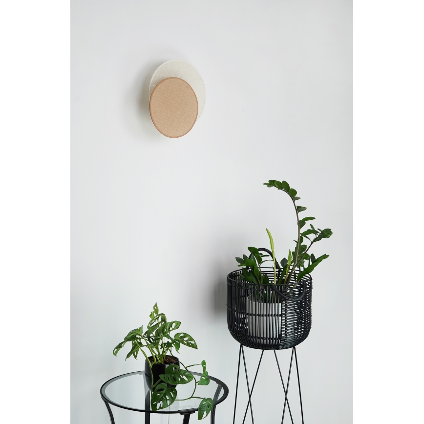 Brilagi - Seinavalgusti CIRCLES 1xE27/15W/230V 35x32 cm beež/kreemikas