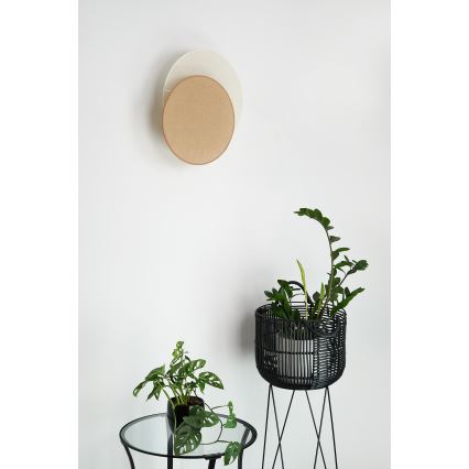 Brilagi - Seinavalgusti CIRCLES 1xE27/15W/230V 45x45 cm beež/kreemikas