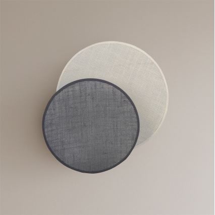 Brilagi - Seinavalgusti CIRCLES 1xE27/60W/230V läbimõõt 35 cm kreem/hall