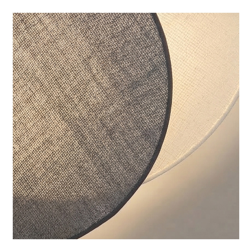 Brilagi - Seinavalgusti CIRCLES 1xE27/60W/230V läbimõõt 35 cm kreem/hall