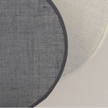 Brilagi - Seinavalgusti CIRCLES 1xE27/60W/230V läbimõõt 35 cm kreem/hall