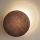 Brilagi - Seinavalgusti CIRCLES 1xE27/60W/230V, läbimõõt 45 cm, kreem/pruun