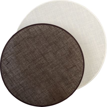 Brilagi - Seinavalgusti CIRCLES 1xE27/60W/230V, läbimõõt 45 cm, kreem/pruun