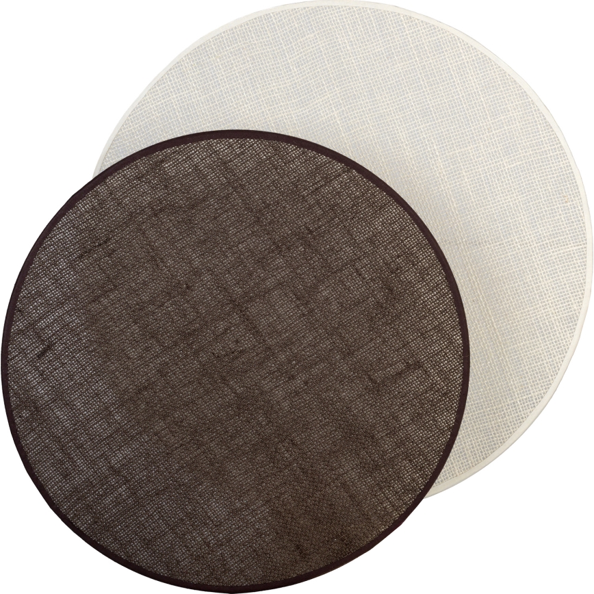 Brilagi - Seinavalgusti CIRCLES 1xE27/60W/230V, läbimõõt 45 cm, kreem/pruun