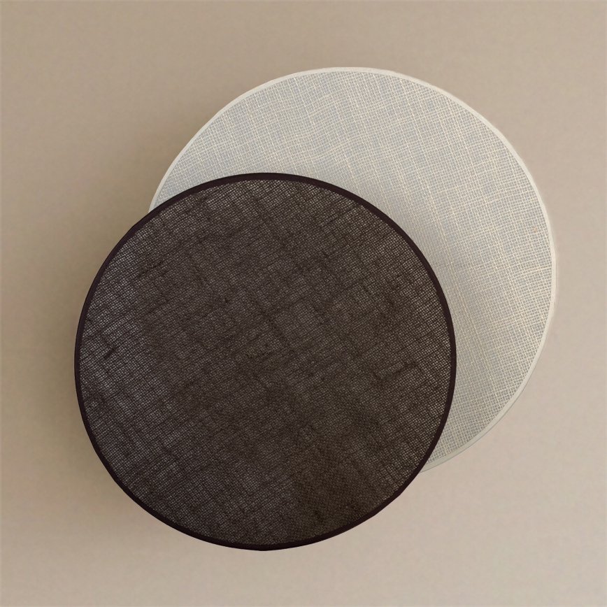 Brilagi - Seinavalgusti CIRCLES 1xE27/60W/230V, läbimõõt 45 cm, kreem/pruun