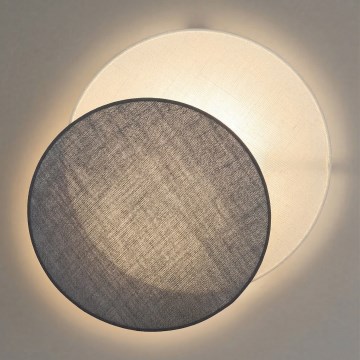 Brilagi - Seinavalgusti CIRCLES 1xE27/60W/230V, läbimõõt 45 cm, kreemjas/hall