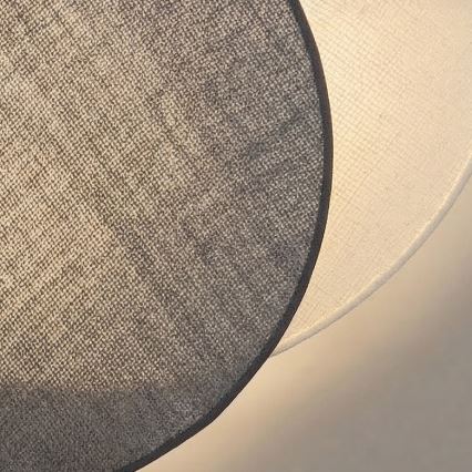 Brilagi - Seinavalgusti CIRCLES 1xE27/60W/230V, läbimõõt 45 cm, kreemjas/hall