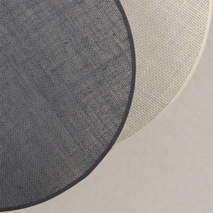Brilagi - Seinavalgusti CIRCLES 1xE27/60W/230V, läbimõõt 45 cm, kreemjas/hall
