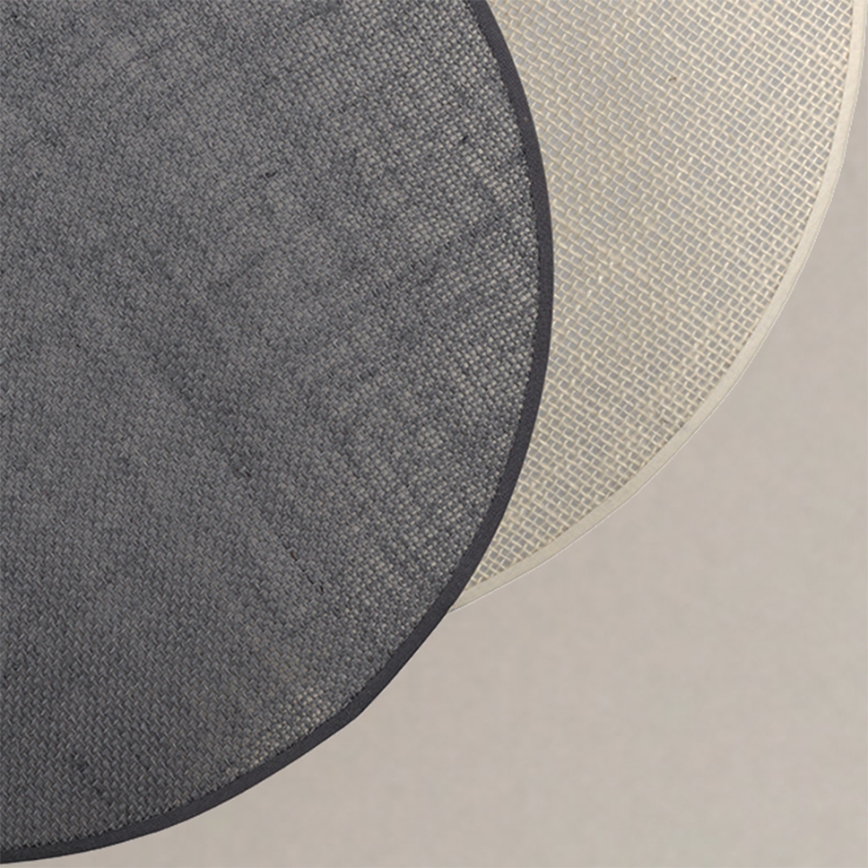 Brilagi - Seinavalgusti CIRCLES 1xE27/60W/230V, läbimõõt 45 cm, kreemjas/hall