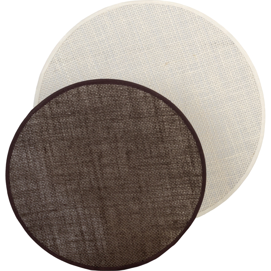Brilagi - Seinavalgusti CIRCLES 1xE27/60W/230V Ø 35 cm kreemjas/pruun