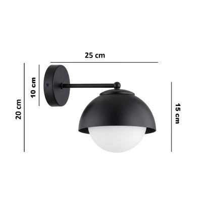 BRILAGI - Seinavalgusti COSMO 1xE27/60W/230V must