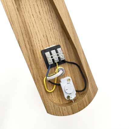 Brilagi - Seinavalgusti COTTAGE 1xG9/40W/230V tamm/valge