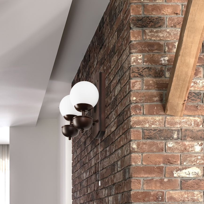 Brilagi - Seinavalgusti COTTAGE 2xG9/40W/230V pöök/valge