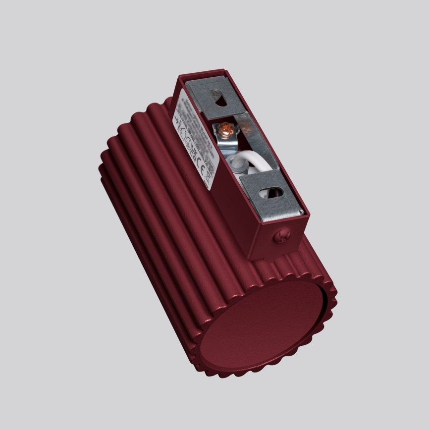 Brilagi - seinavalgusti CRESTO 1xGU10/10W/230V 10 cm burgundipunane