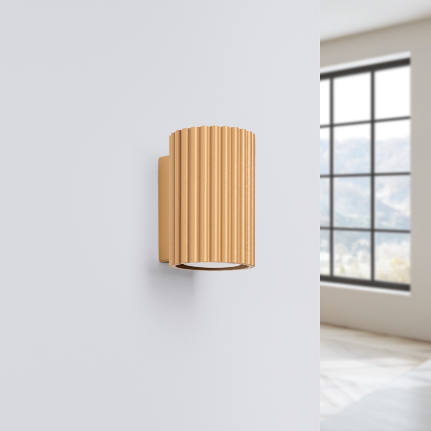 Brilagi - Seinavalgusti CRESTO 1xGU10/10W/230V 10 cm kuldne