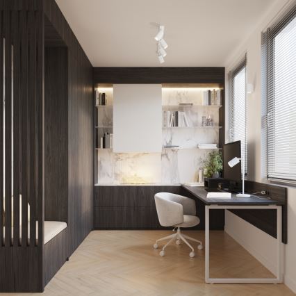 Brilagi - seinavalgusti CRESTO 1xGU10/10W/230V 10 cm valge