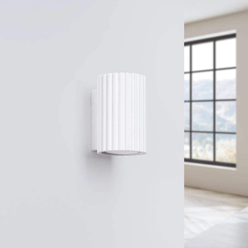 Brilagi - seinavalgusti CRESTO 1xGU10/10W/230V 10 cm valge