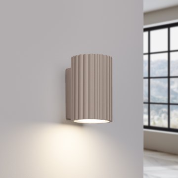 Brilagi - Seinavalgusti CRESTO 2xGU10/10W/230V 10 cm taupe