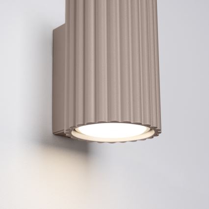 Brilagi - Seinavalgusti CRESTO 2xGU10/10W/230V 10 cm taupe