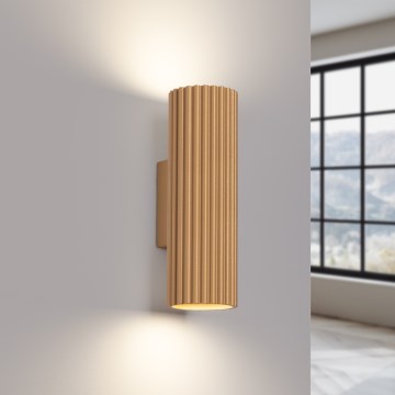 Brilagi - Seinavalgusti CRESTO 2xGU10/10W/230V 20 cm kuldne