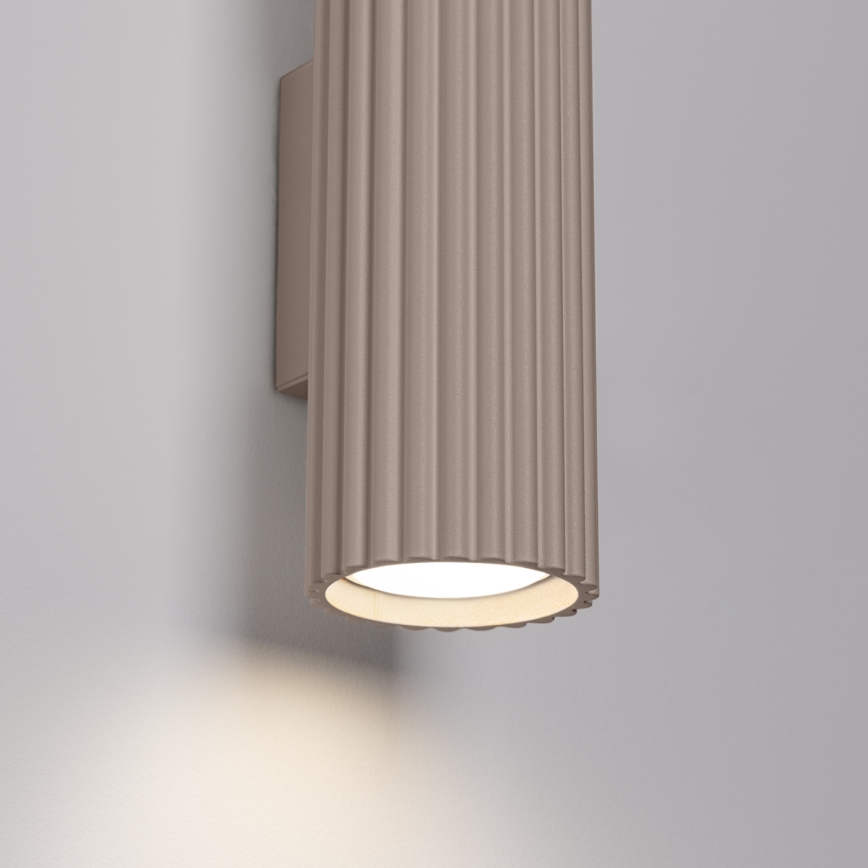 Brilagi - Seinavalgusti CRESTO 2xGU10/10W/230V 20 cm taupe