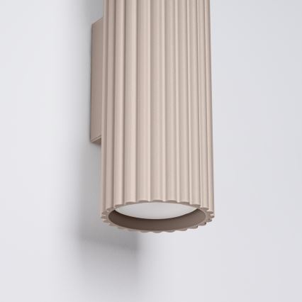 Brilagi - Seinavalgusti CRESTO 2xGU10/10W/230V 20 cm taupe
