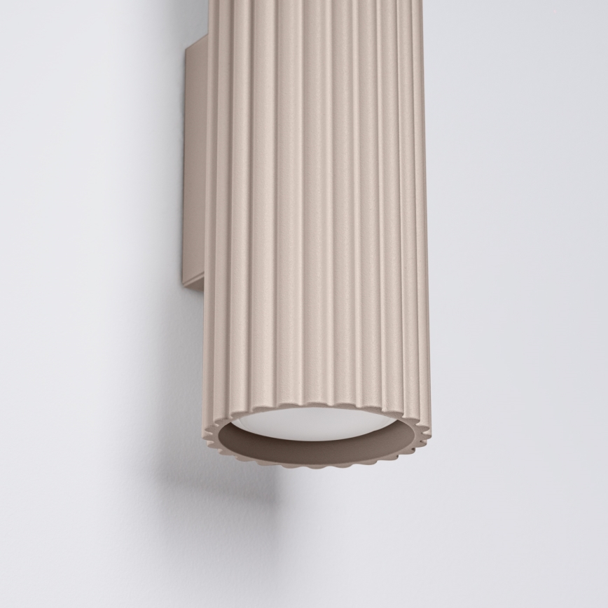 Brilagi - Seinavalgusti CRESTO 2xGU10/10W/230V 20 cm taupe
