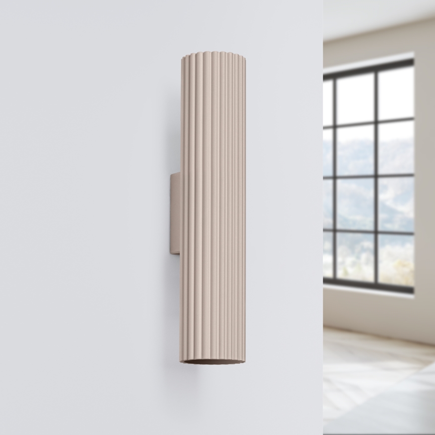 Brilagi - Seinavalgusti CRESTO 2xGU10/10W/230V 30 cm taupe