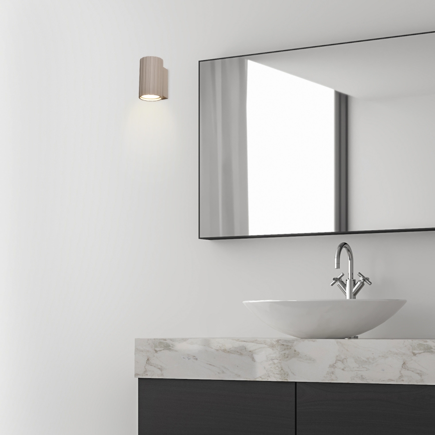 Brilagi - Seinavalgusti CRISPINA 1xGU10/10W/230V 10 cm beež