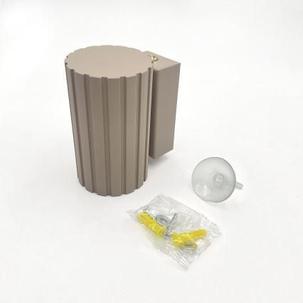 Brilagi - Seinavalgusti CRISPINA 1xGU10/10W/230V 10 cm beež