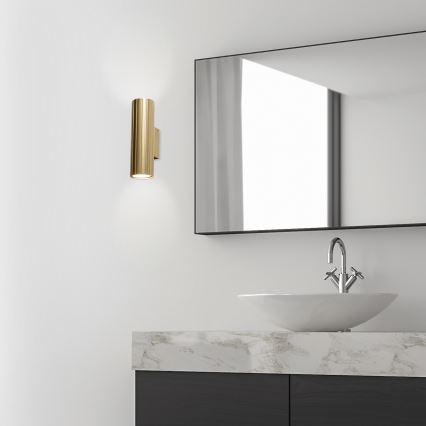 Brilagi - Seinavalgusti CRISPINA 2xGU10/10W/230V 20 cm kuldne