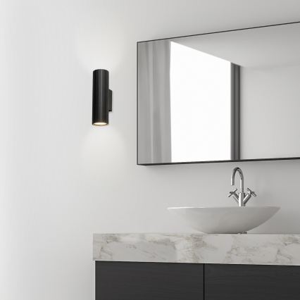 Brilagi – seinavalgusti CRISPINA, 2×GU10 (10 W), 230 V, 20 cm, must