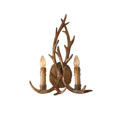 Brilagi - Seinavalgusti DEER 2xE14/10W/230V sarved