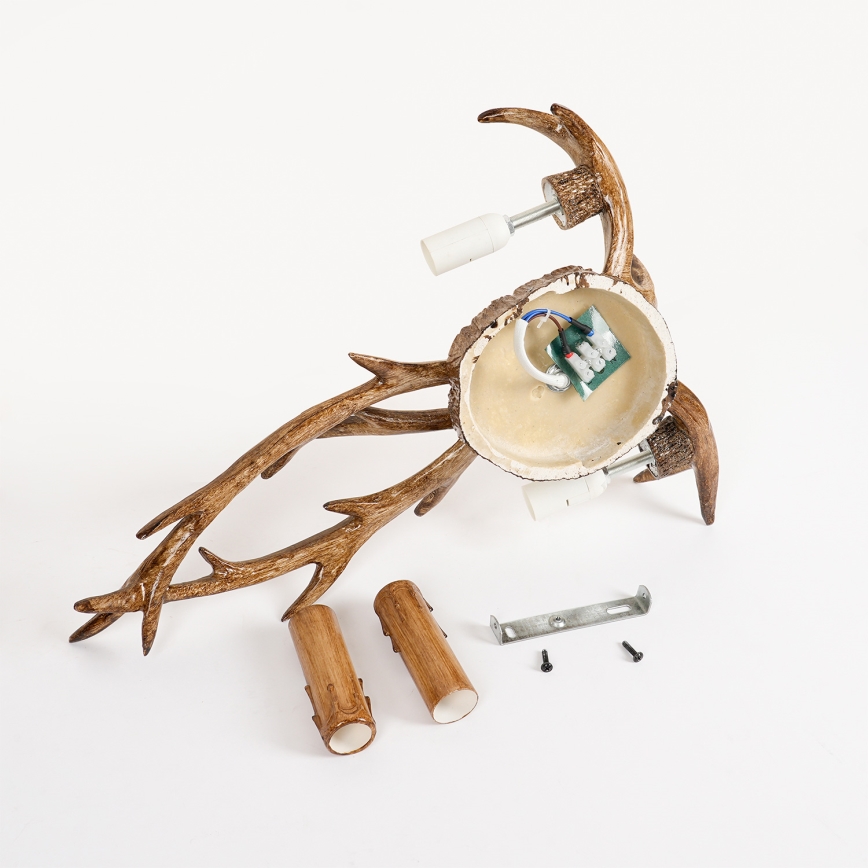 Brilagi - Seinavalgusti DEER 2xE14/10W/230V sarved